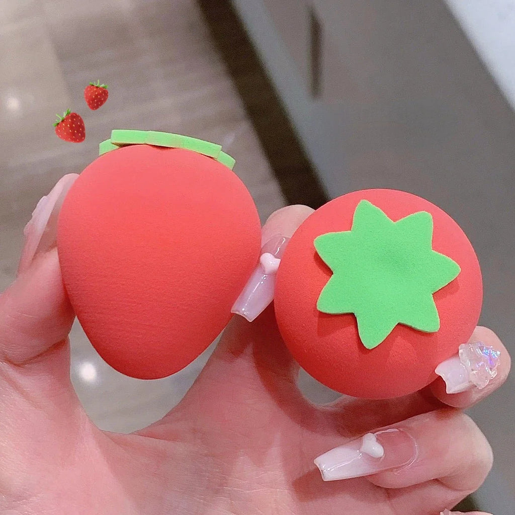 4Pcs/box Makeup Sponge Set Cute Fruit Cosmetic Puff for Foundation Cream Concealer Powder Face Make Up Blender Beauty Tools Pear