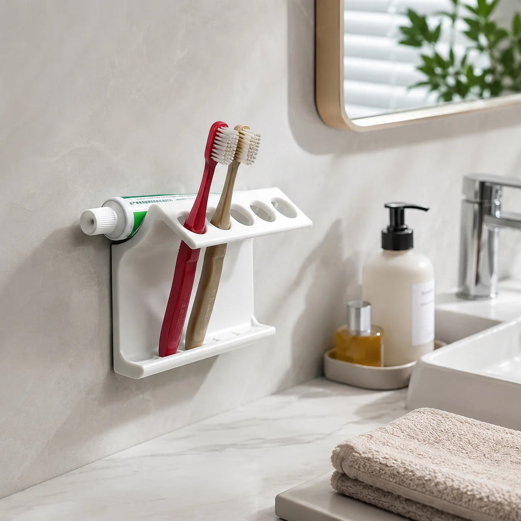 Bathroom Multifunctional Organizer, Toothbrush Holder,Multifunctional Drain Rack Storage And Organization, Bathroom Storage Rack