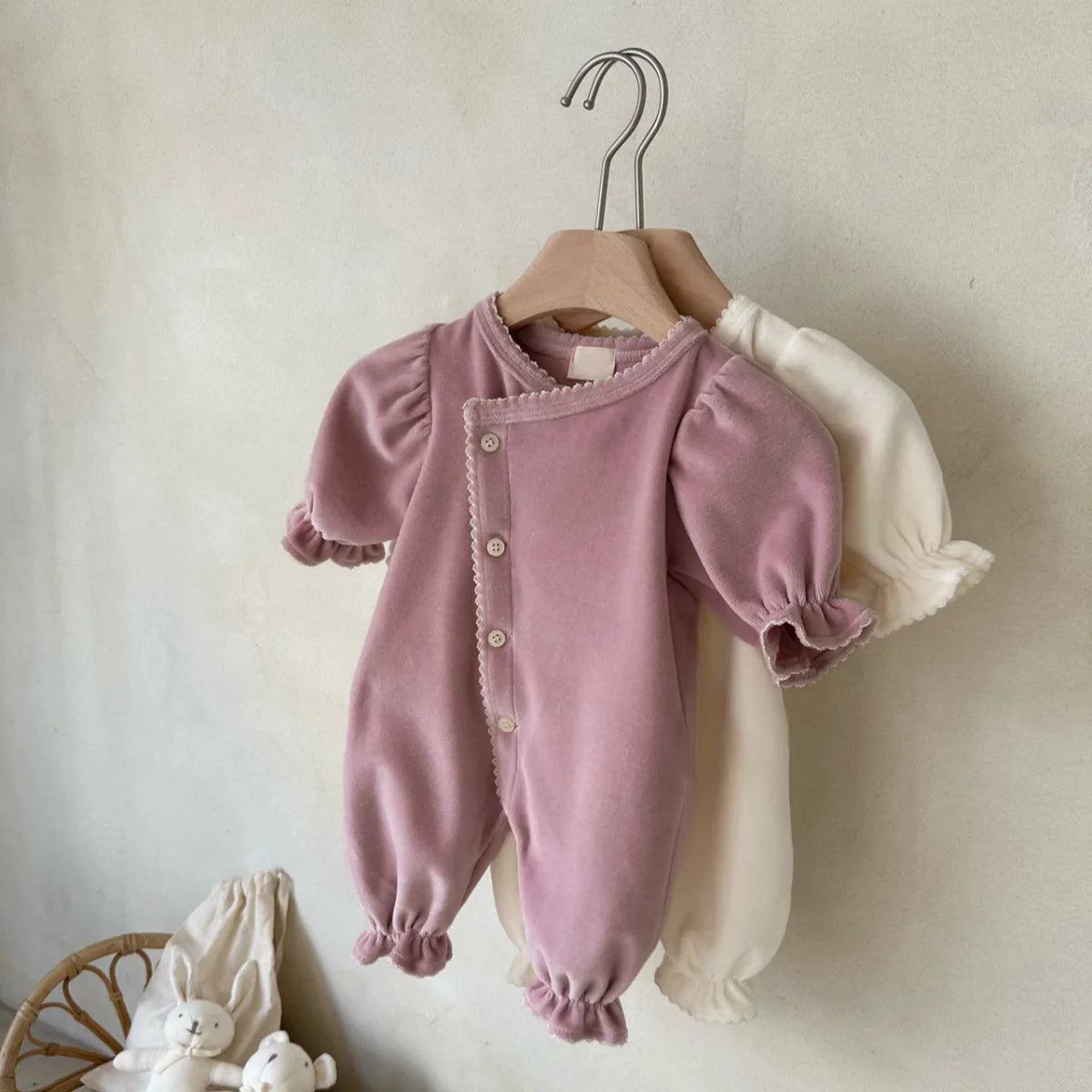 2026 Spring New Baby Girl Romper Cute Newborn Infant Cotton Long Sleeve Jumpsuit Boy Loose Toddler Casual Clothes 0-24M