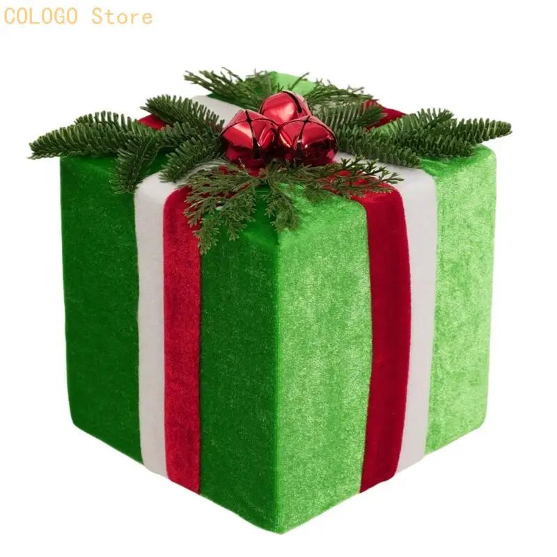 Festliche Weihnachts-Geschenkboxen für Christbaum & Kränze – Deko-Set