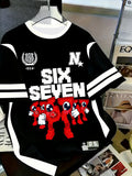 T-shirt For Kids 67 Six Seven Italian Brain Rot Math Joke Tops Y2k Game Saying Short Sleeve Graphic Y2k Children's T-shirt