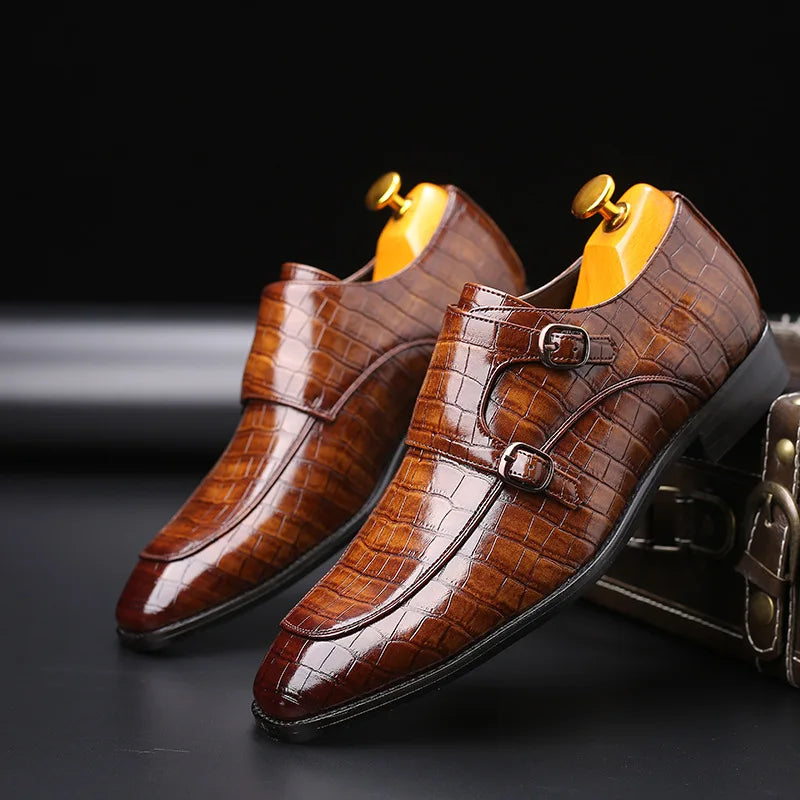 Dress Shoes Men Oxfords Fashion Business Office Men's Shoes Classic Luxury Leather Male Suits Shoes Italian Wedding Shoe